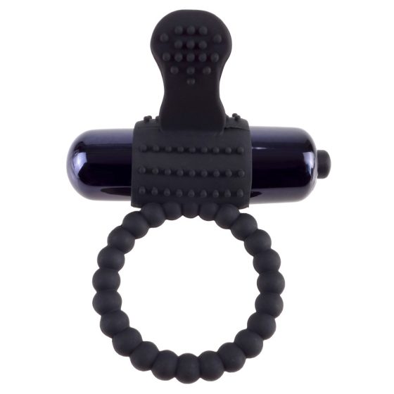 Pipedrem Fantasy C-Ringz - inel vibrator pentru penis (negru)