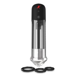   PDX Blowjob - pompă automată pentru penis, cu buze (neagră)
