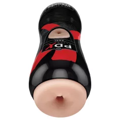   PDX Elite - masturbator anal cu vibrații (culoare naturală)
