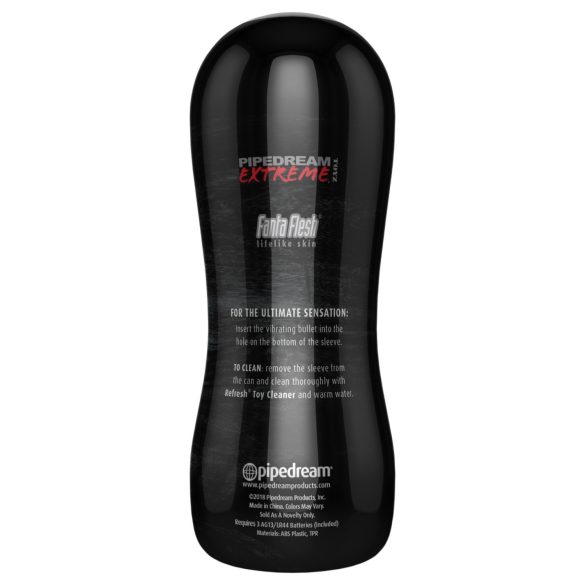 PDX Elite - masturbator anal vibrator - piele naturala - bej