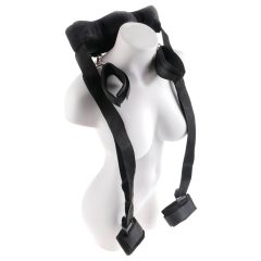 Fetish Position Master - set bondage cu cătușe (negru)