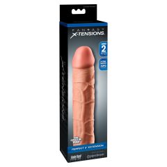   X-TENSION Perfect 2 - văltoză de penis ultrarealistă (20,3cm) - naturală