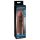 X-TENSION Mega 2 - prelunga realistă pentru penis (20,3cm) - nuanță natur închisă
