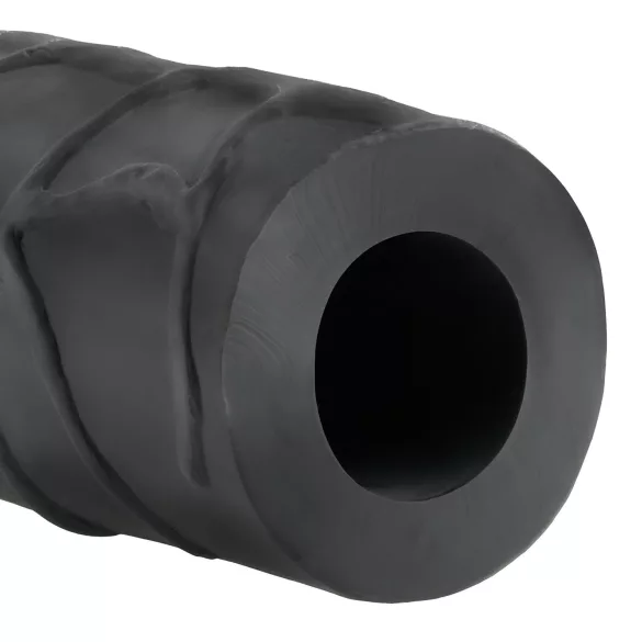 Pipedream - X-TENSION Mega 3 - prezervativ penian realist (22,8 cm, negru)