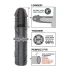 Pipedream - X-TENSION Mega 3 - prezervativ penian realist (22,8 cm, negru)