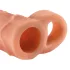 Pipedream X-TENSION Perfect 1 - manșon penian cu un inel pentru testicule (17,7 cm, culoare naturală)