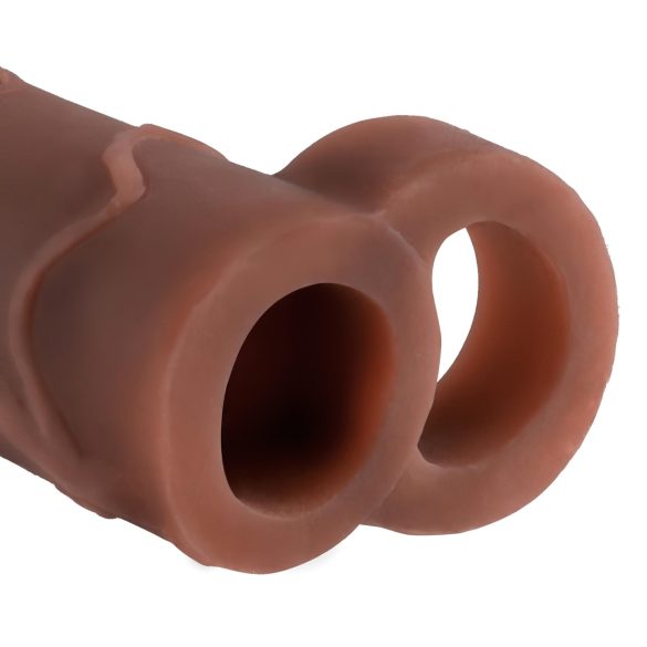 X-TENSION Perfect 2 - mânecă penis cu inel - extensie 19cm