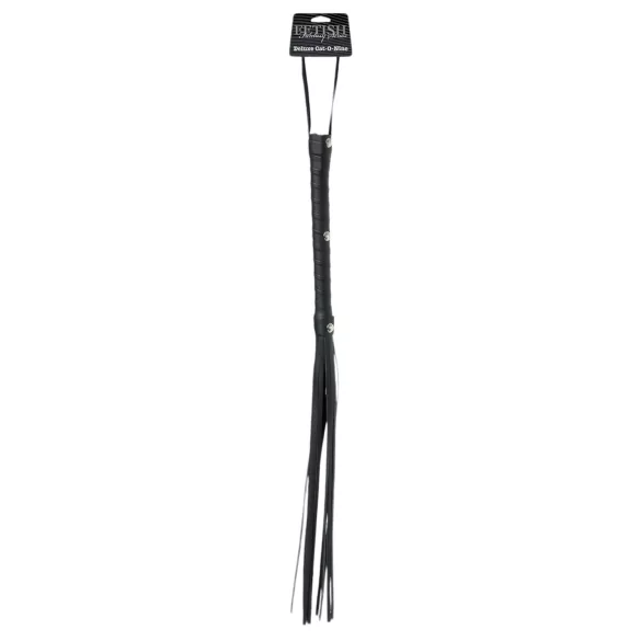 Pipedream - Fetish Fantasy Deluxe Cat-O-Nine - biciușcă - negru (65 cm)