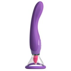 Fantasy - vibrator cu acumulator, 3în1 (violet)