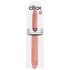 King Cock 16 Tapered - dildo dublu realist (41cm) - natur