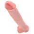 King Cock 15 - Dildo cu ventuză și testicule (38 cm) - culoare naturală