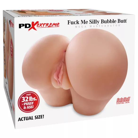 Pipedream - Fuck Me Silly Bubble Butt - masturbator pentru fund (culoare naturală a pielii)