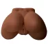 Pipedream Junk in Tha Trunk - torso masturbator vibrator pentru femei (nuanță naturală închisă)