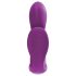 Extaz total 3Some - vibrator triplă reîncărcabil, control radio (mov)