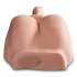 PDX Dirty Talk - popou realist torzo cu dildo - silicon, culoare naturală