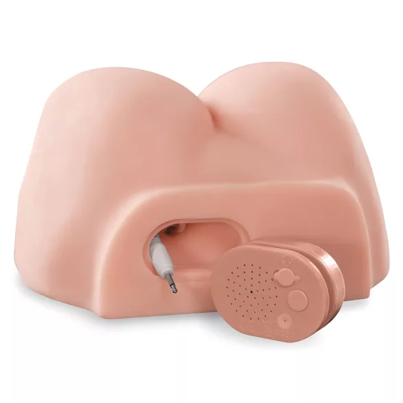 PDX Dirty Talk - popou realist torzo cu dildo - silicon, culoare naturală