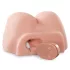 PDX Dirty Talk - popou realist torzo cu dildo - silicon, culoare naturală
