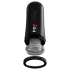 PDX Moto Blower - masturbator vibrator cu aspirație (negru)