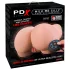 PDX Elite Milk Me Silly - masturbator tors vibrațional (natur)