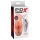 PDX - Masturbator dublu 2 în 1 realist - material moale - culoare naturală