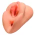 PDX - Masturbator dublu 2 în 1 realist - material moale - culoare naturală