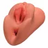 PDX - Masturbator dublu 2 în 1 realist - nuanță închisă