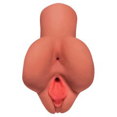   PDX Pick Your Pleasure - Masturbator 2in1 vagin și anus (natural)
