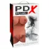 PDX Perfect DD's - torzo realist cu două orificii - silicon maro