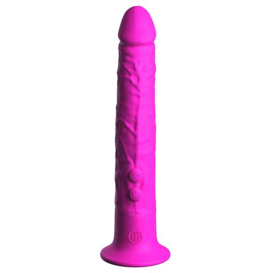 Classix - vibrator impermeabil, cu formă de penis, cu ventuză (roz)