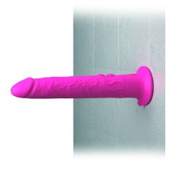   Classix - vibrator impermeabil, cu formă de penis, cu ventuză (roz)