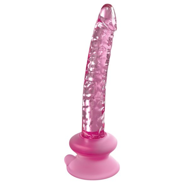 Icicles No. 86 - dildo din sticlă cu penis - roz