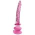 Icicles Nr. 86 - dildo din sticlă cu formă de penis (roz)