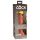 King Cock Elite 6 - dildo realist cu ventuză (15 cm) - întunecat
