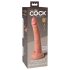 King Cock Elite - dildo realist cu ventuză - 18 cm - culoare naturală