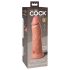 King Cock Elite 8 - dildo realist cu ventuză - 20 cm - culoare natur