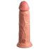 King Cock Elite 8 - dildo realist cu ventuză - 20 cm - culoare natur