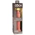 King Cock Elite 9 - dildo realist cu ventuză (23cm) - natur