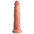King Cock Elite 9 - dildo realist cu ventuză (23cm) - natur