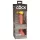 King Cock Elite 6 - vibrator cu ventuză (15 cm) - natur
