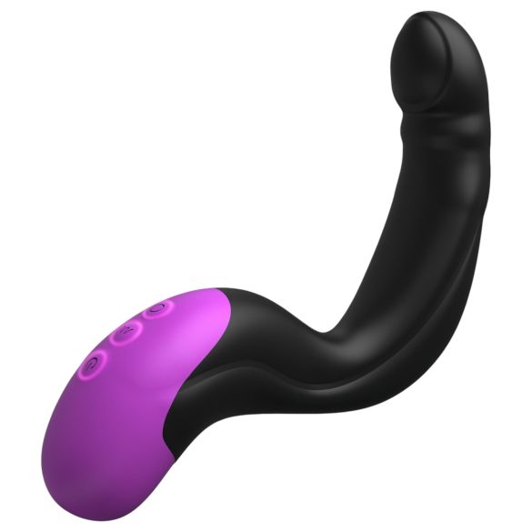 Anal Fantasy - vibrator prostată pulsator - silicon negru