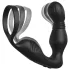 Pipedream Anal Fantasy Elite - vibrator prostatic cu inel pentru penis (negru)