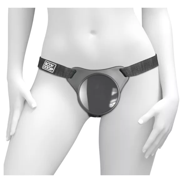 Body Dock OG - chiloți cu prindere pentru bază cu ventuză (negru)