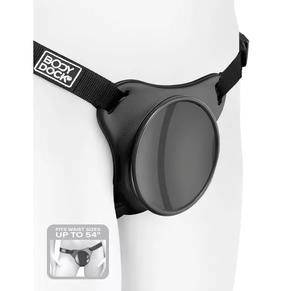 Body Dock OG - chiloți cu prindere pentru bază cu ventuză (negru)