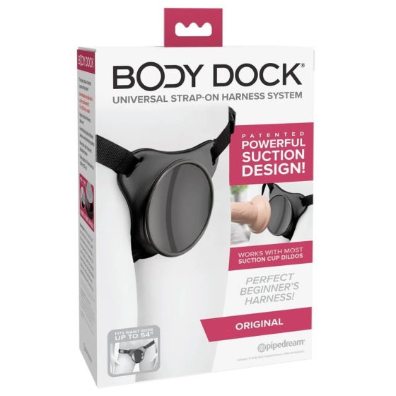 Body Dock OG - chiloți de prindere pentru ventuză (negru)