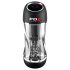 PDX ViewTube Pro - masturbator cu sucțiune și vibrație (negru)