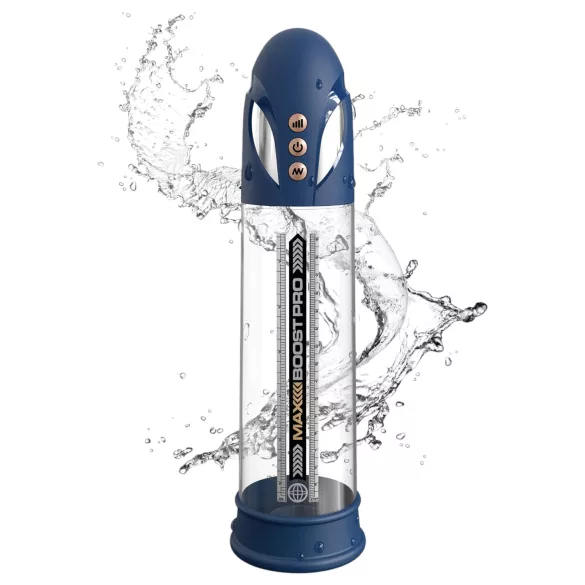 Pump Worx - pompă automată pentru penis - albastru