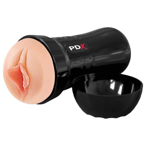 PDX - Wet Pussies Super Luscious Lips - vagină artificială realistă (culoarea pielii)