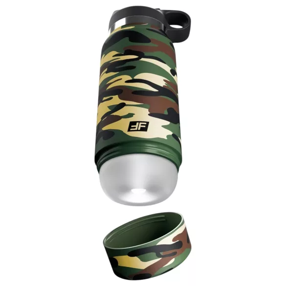 PDX - Fap Flask Happy Camper - masturbator în sticlă (verde-negru)
