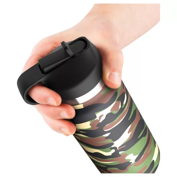 PDX - Fap Flask Happy Camper - masturbator în sticlă (verde-negru)
