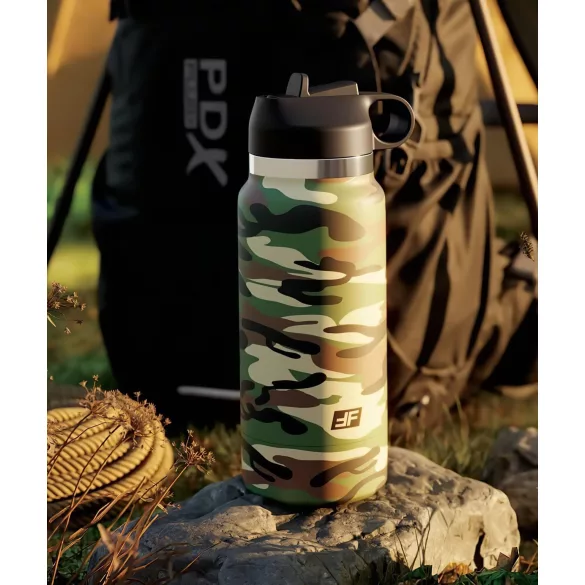 PDX - Fap Flask Happy Camper - masturbator în sticlă (verde-negru)